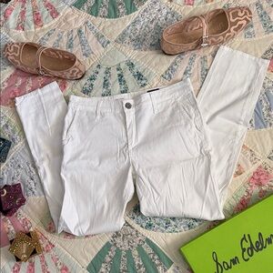 AG Adriano Goldschmied White Tailored Trouser The Caden 26R